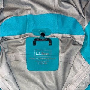 L.L. Bean Kids Turquoise Raincoat